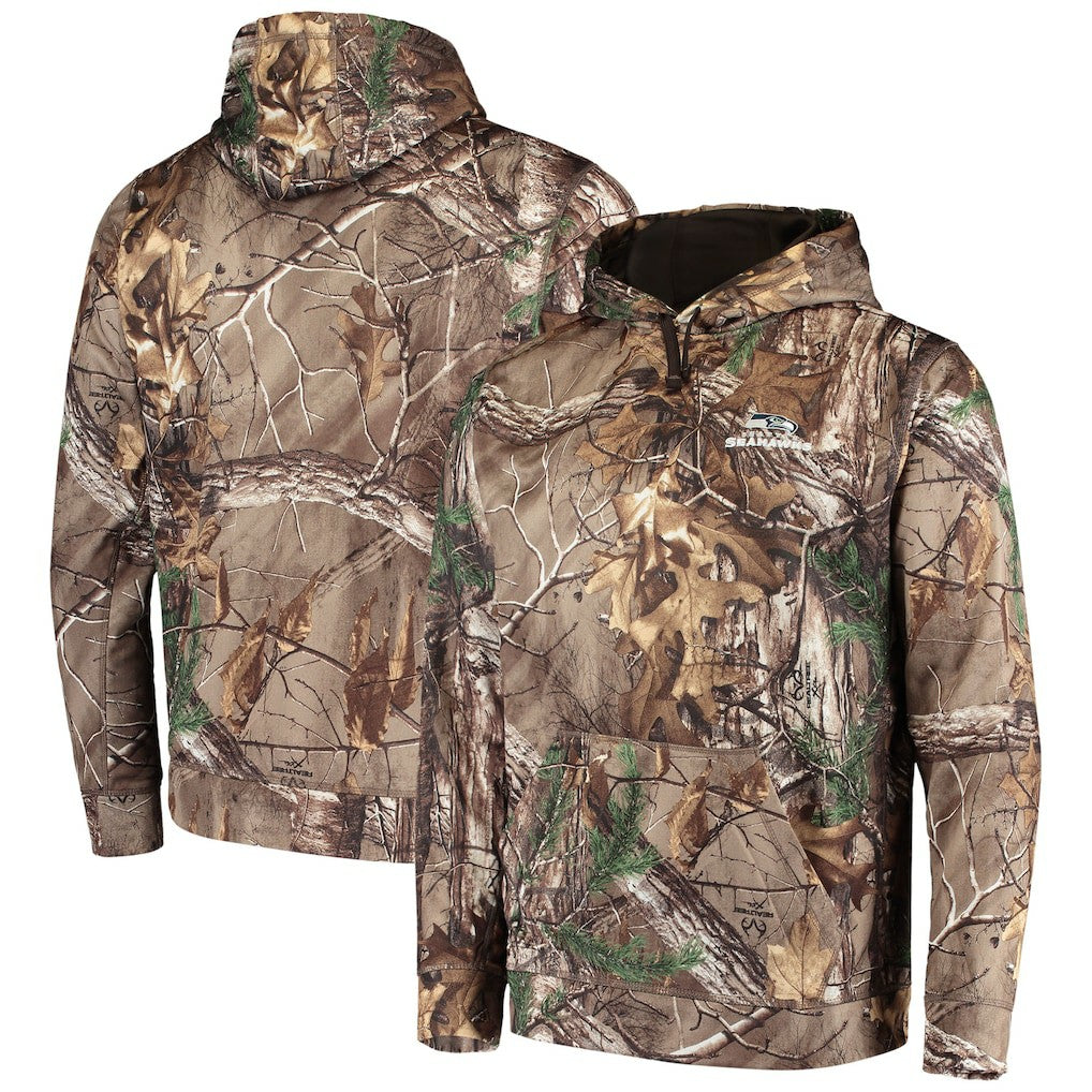 Seattle Seahawks Dunbrooke Circle Champion Tech Fleece Pullover Hoodie - Realtree Camo outlet