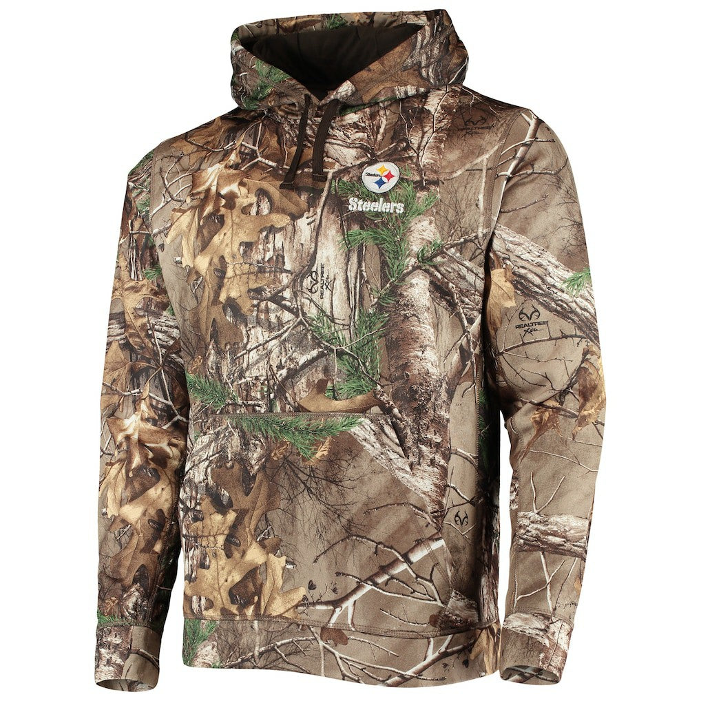 Pittsburgh Steelers Dunbrooke Circle Champion Tech Fleece Pullover Hoodie - Realtree Camo discount