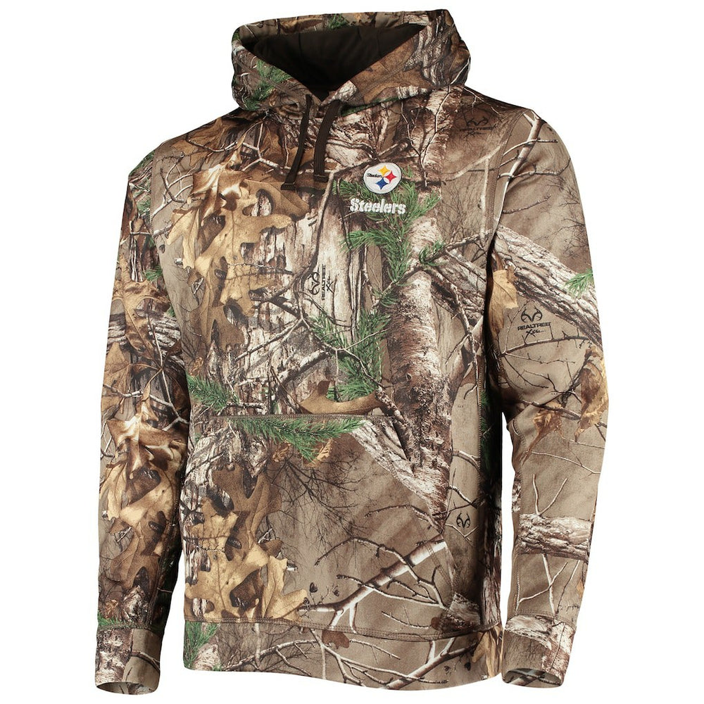 Pittsburgh Steelers Dunbrooke Circle Champion Tech Fleece Pullover Hoodie - Realtree Camo discount