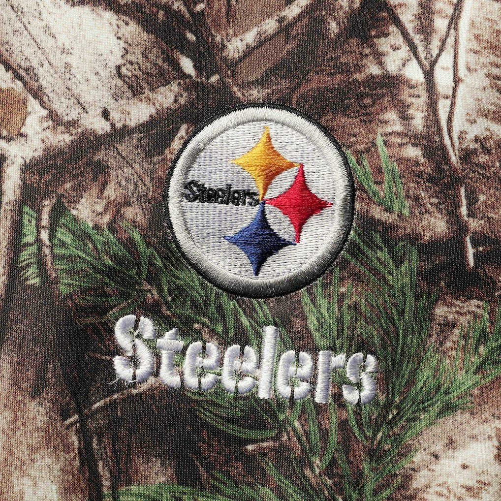 Pittsburgh Steelers Dunbrooke Circle Champion Tech Fleece Pullover Hoodie - Realtree Camo discount