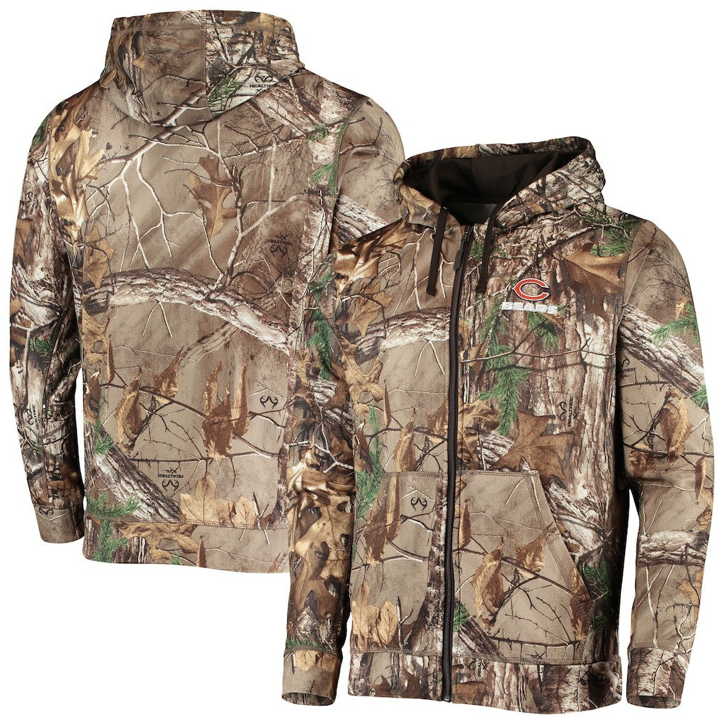 Chicago Bears Dunbrooke Trophy Tech Fleece Full-Zip Hoodie - Realtree Camo sale