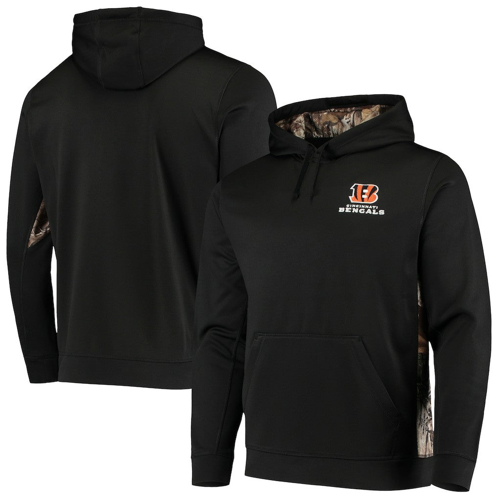 Cincinnati Bengals Dunbrooke Logo Ranger Pullover Hoodie - Black/Realtree Camo on sale