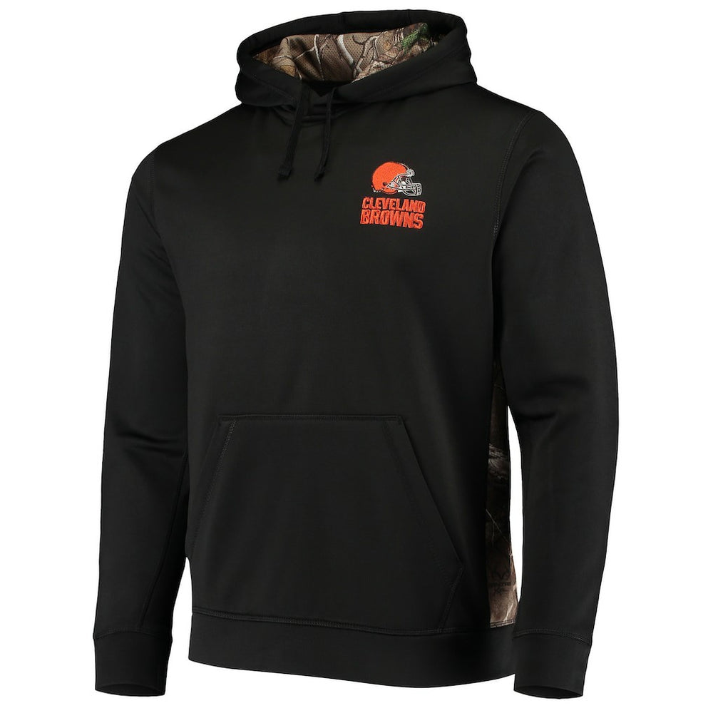 Cleveland Browns Dunbrooke Logo Ranger Pullover Hoodie - Black/Realtree Camo on sale
