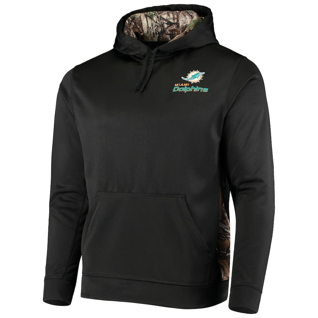Miami Dolphins Dunbrooke Logo Ranger Pullover Hoodie - Black/Realtree Camo sale