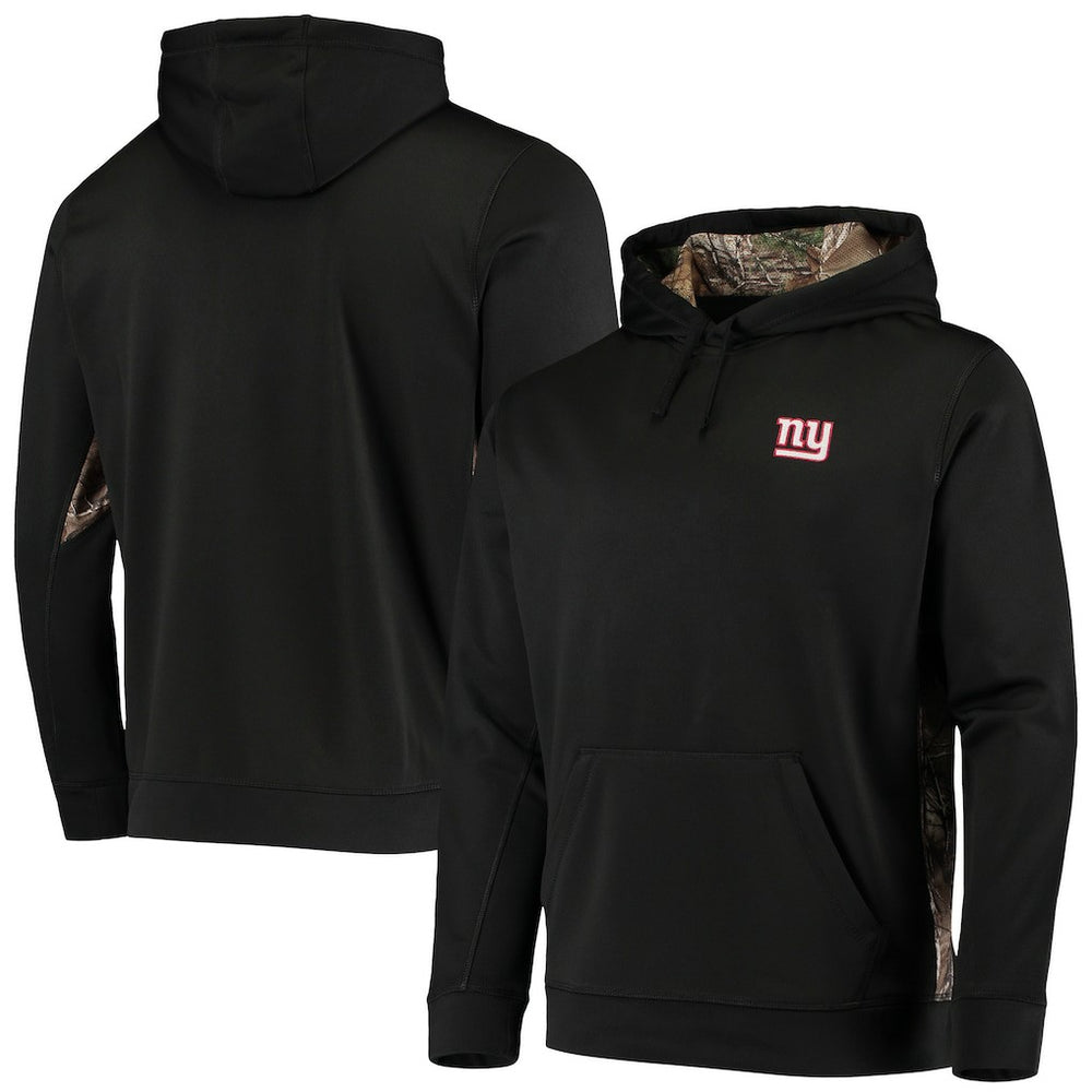 New York Giants Dunbrooke Logo Ranger Pullover Hoodie - Black/Realtree Camo for sale