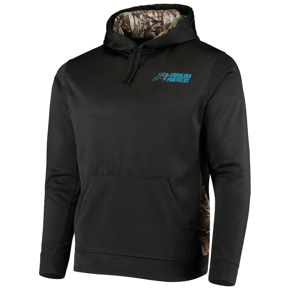 Carolina Panthers Dunbrooke Logo Ranger Pullover Hoodie - Black/Realtree Camo sale