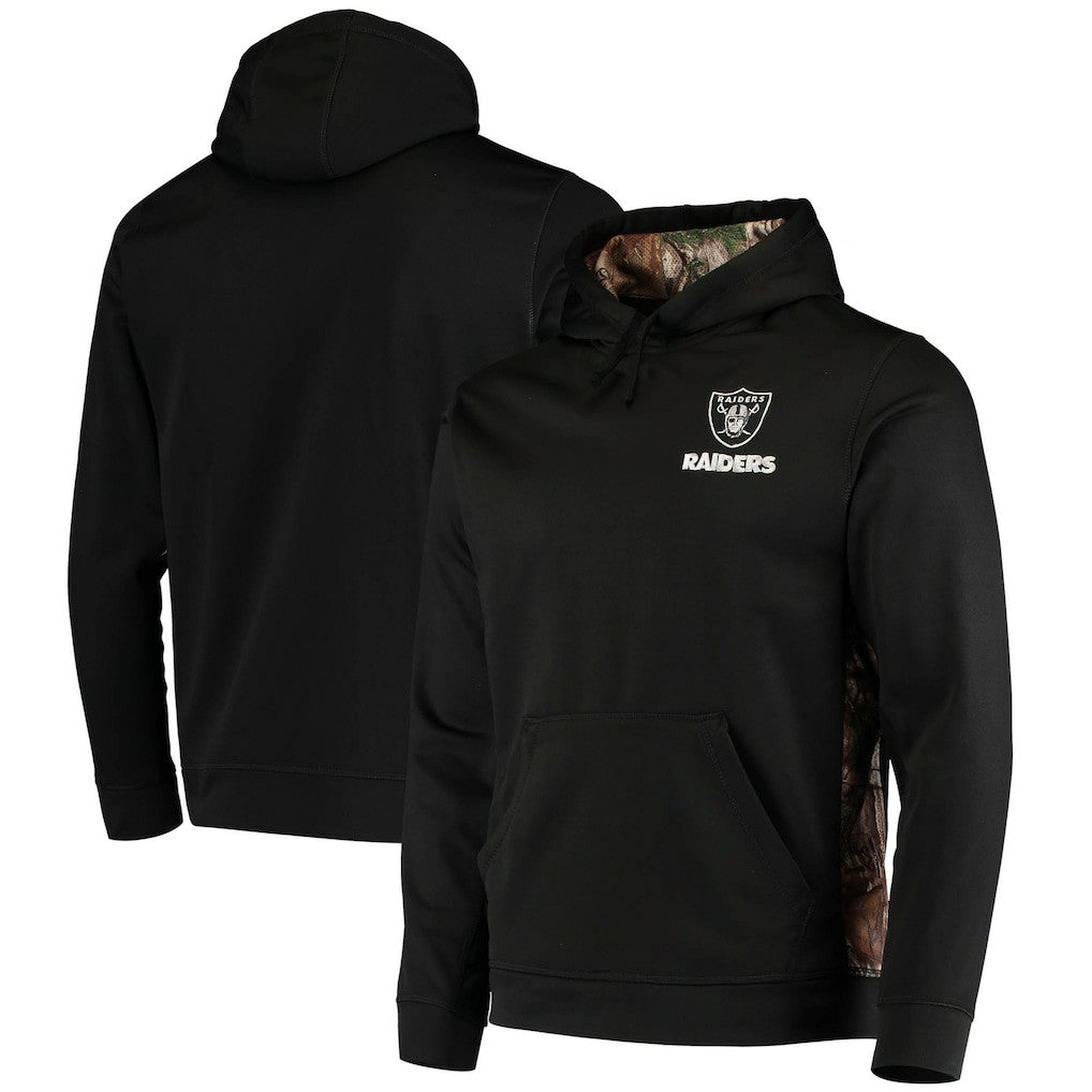 Las Vegas Raiders Dunbrooke Logo Ranger Pullover Hoodie - Black/Realtree Camo sale