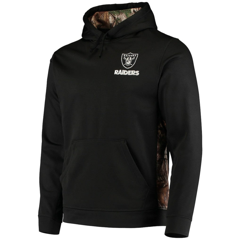 Las Vegas Raiders Dunbrooke Logo Ranger Pullover Hoodie - Black/Realtree Camo sale