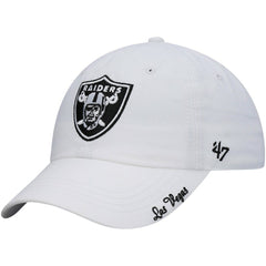 Las Vegas Raiders '47 Women's Miata Clean Up Primary Adjustable Hat - White on sale