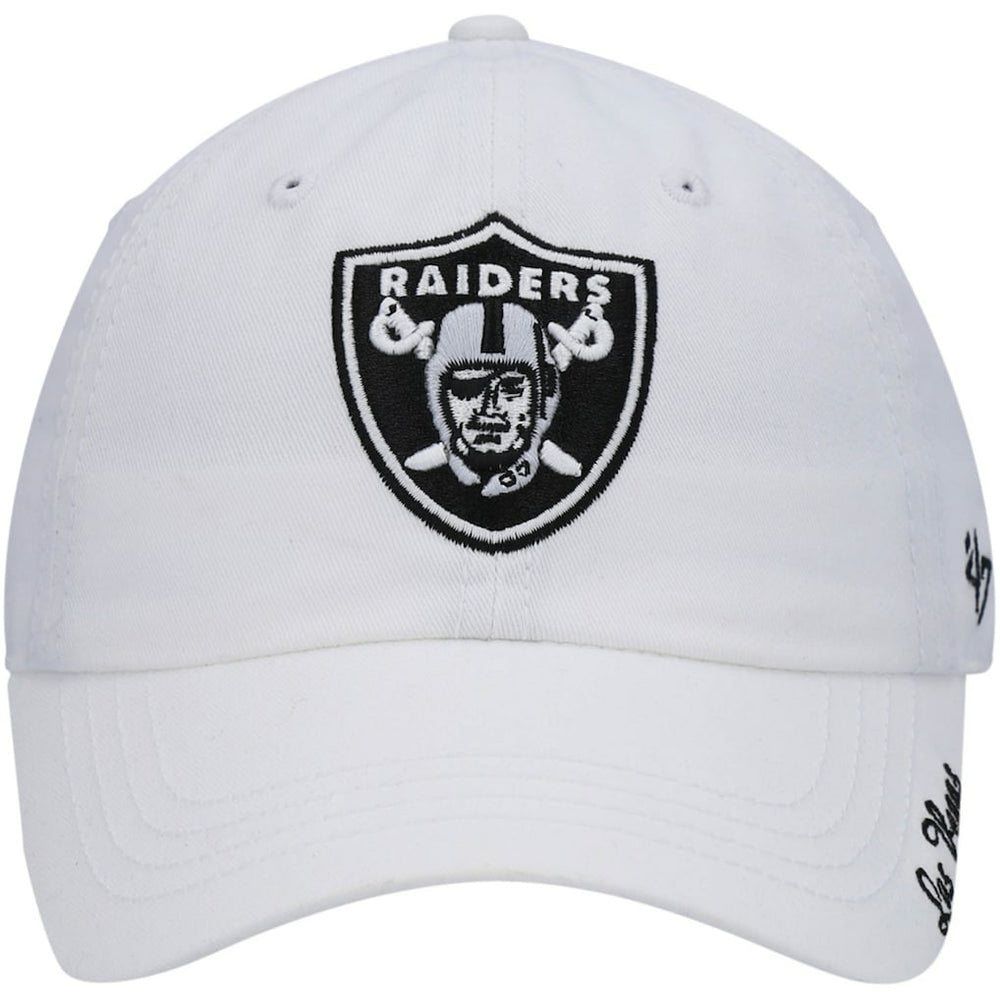 Las Vegas Raiders '47 Women's Miata Clean Up Primary Adjustable Hat - White on sale