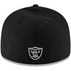 Las Vegas Raiders New Era Omaha Script Low Profile 59FIFTY Fitted Hat - Black on sale
