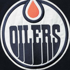 Connor McDavid Edmonton Oilers '47 Player Name & Number Lacer Pullover Hoodie Navy