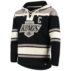 Wayne Gretzky Los Angeles Kings '47 Retired Player Name & Number Lacer Pullover Hoodie Black