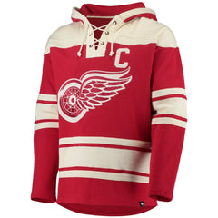 Gordie Howe Detroit Red Wings '47 Retired Player Name & Number Lacer Pullover Hoodie Red