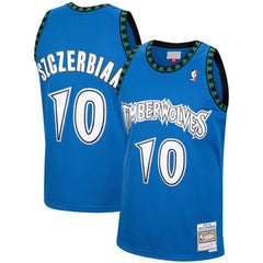 Wally Szczerbiak Minnesota Timberwolves 2003/04 Hardwood Classics Swingman Jersey - Blue | Mitchell & Ness outlet
