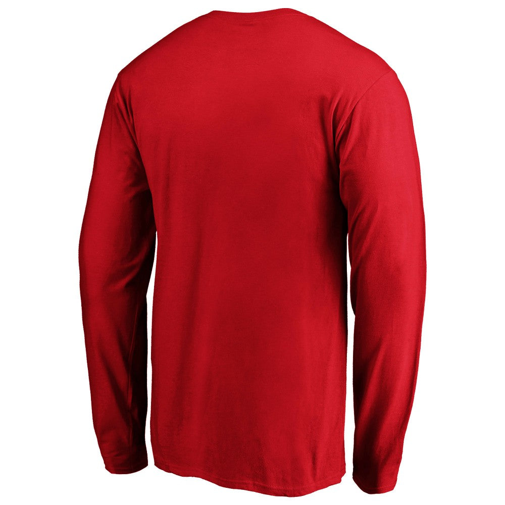 Men's Red Philadelphia Phillies Team Heart & Soul Long Sleeve T-Shirt