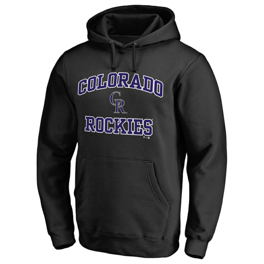 Colorado Rockies Heart & Soul Pullover Hoodie - Black