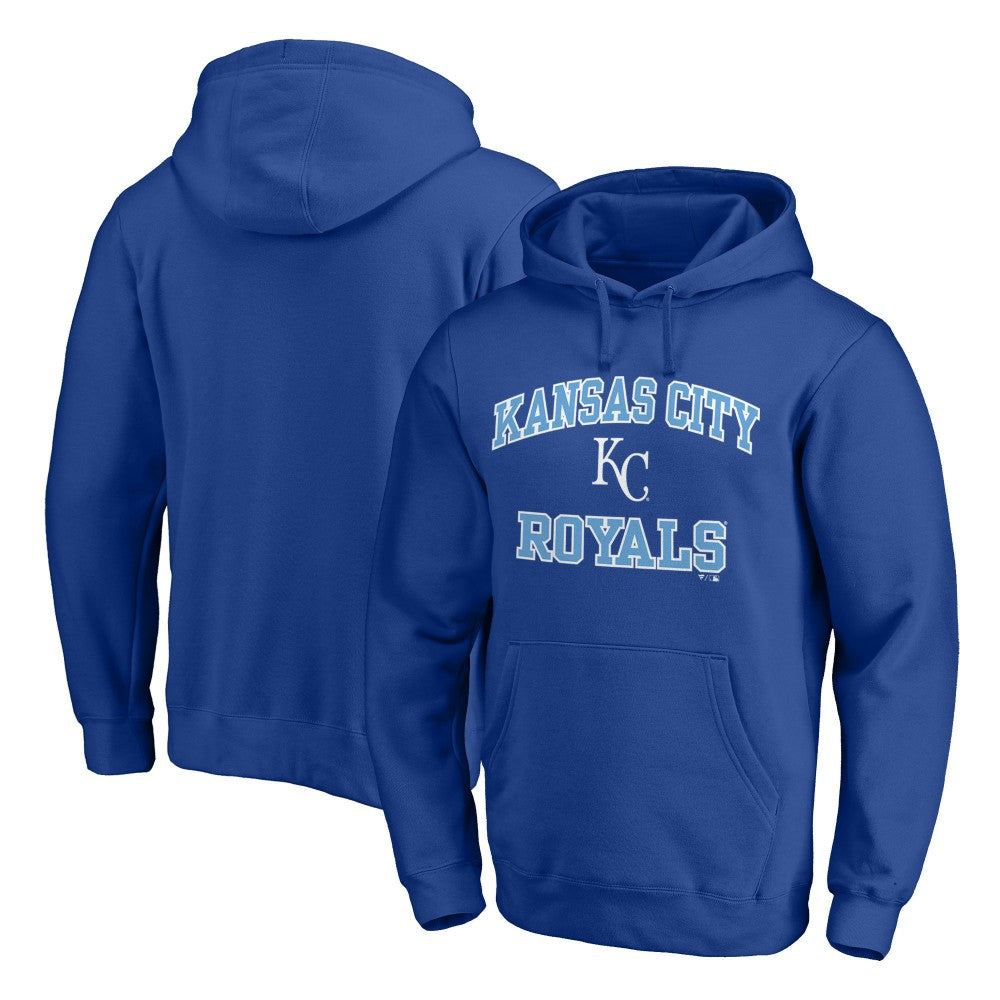 Kansas City Royals Heart & Soul Pullover Hoodie - Royal