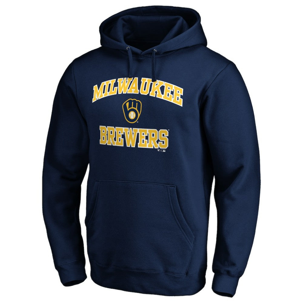 Milwaukee Brewers Heart & Soul Pullover Hoodie - Navy