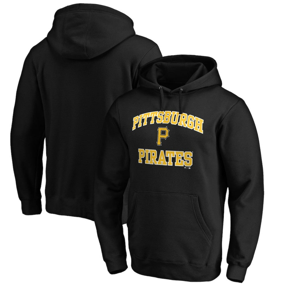 Pittsburgh Pirates Heart & Soul Pullover Hoodie - Black