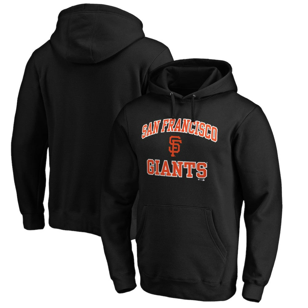 San Francisco Giants Heart & Soul Pullover Hoodie - Black