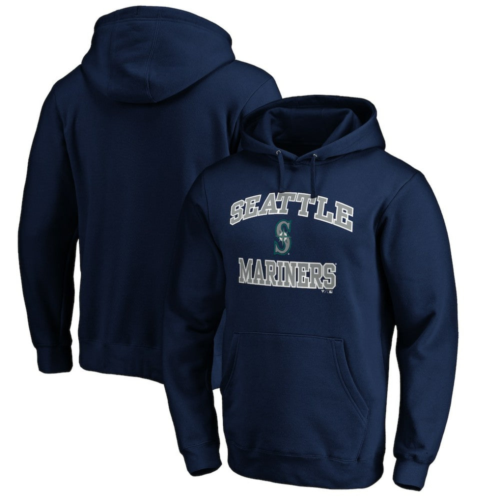 Seattle Mariners Heart & Soul Pullover Hoodie - Navy