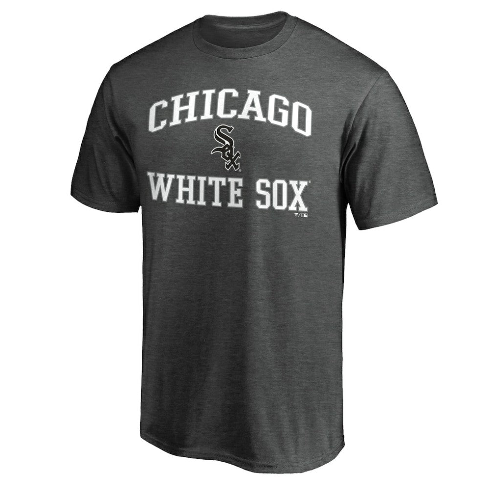 Chicago White Sox MTO Label Heart & Soul T-Shirt - Heather Charcoal