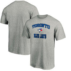 Toronto Blue Jays MTO Label Heart & Soul T-Shirt - Heather Gray