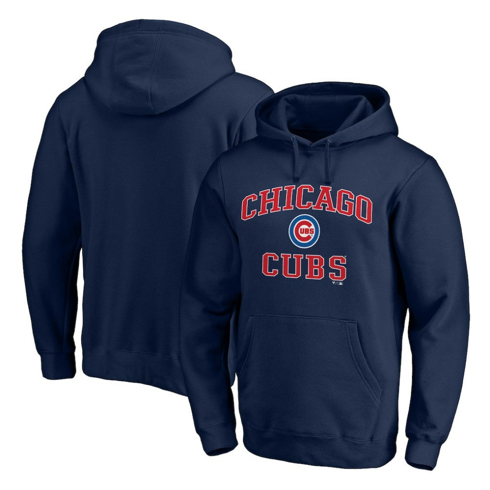 Chicago Cubs Heart & Soul Pullover Hoodie - Navy