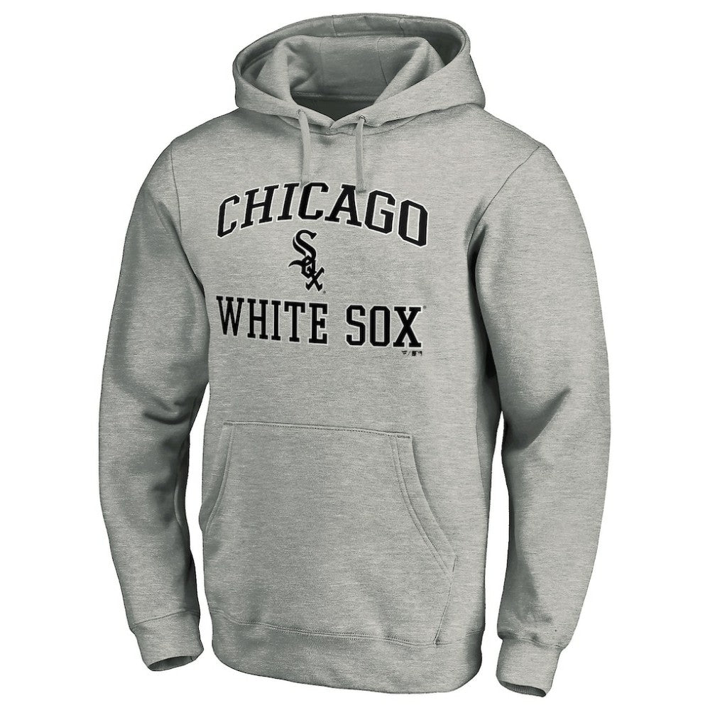 Chicago White Sox MTO Label Heart & Soul Pullover Hoodie - Heather Gray