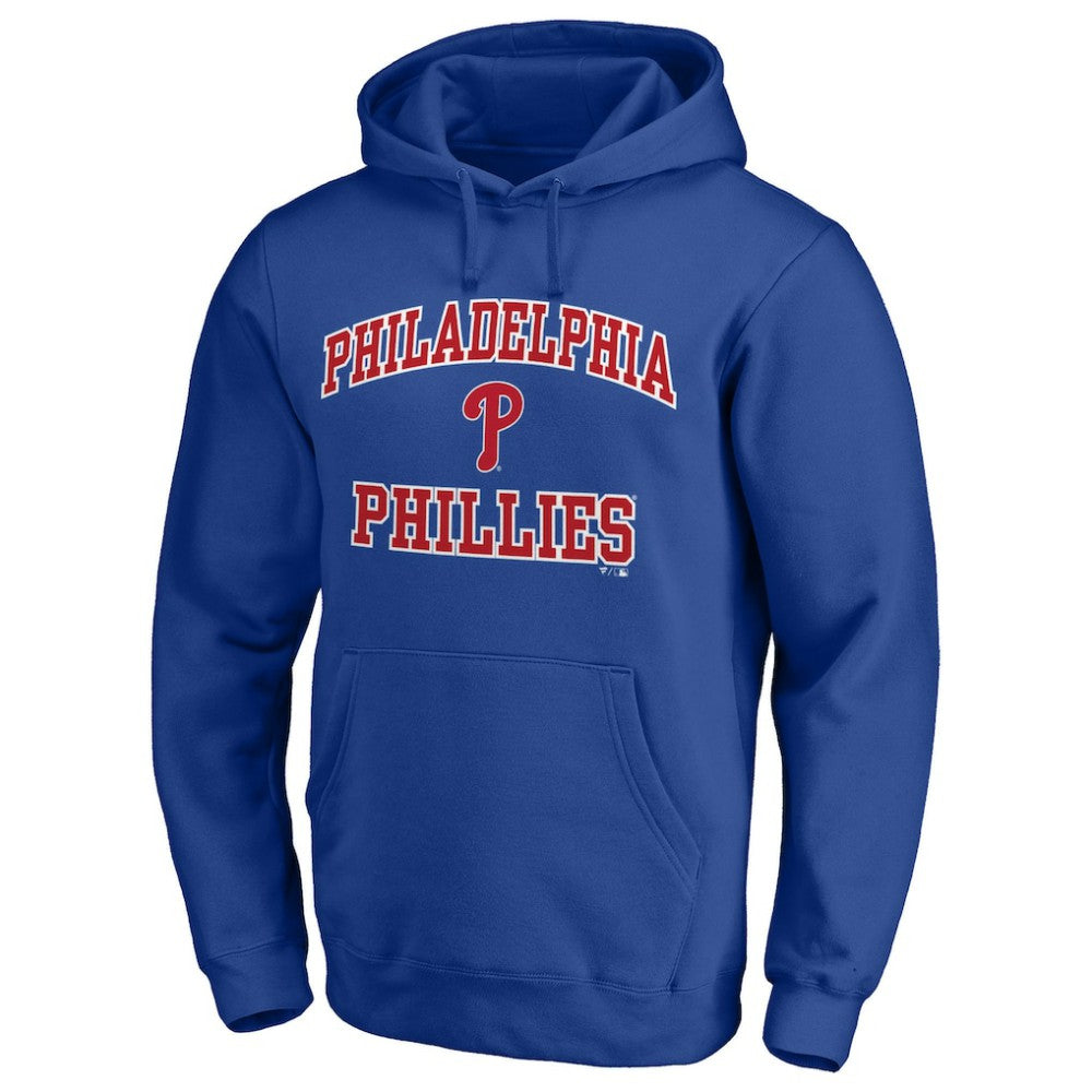 Philadelphia Phillies MTO Label Heart & Soul Pullover Hoodie - Royal