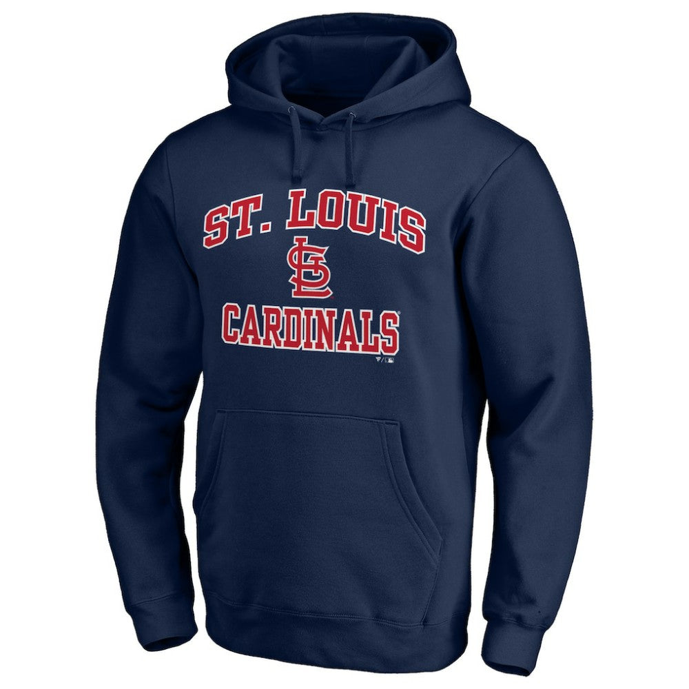 St. Louis Cardinals Heart & Soul Pullover Hoodie - Navy