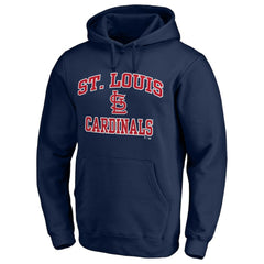 St. Louis Cardinals Heart & Soul Pullover Hoodie - Navy