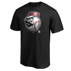 Cincinnati Reds Midnight Mascot T-Shirt - Black