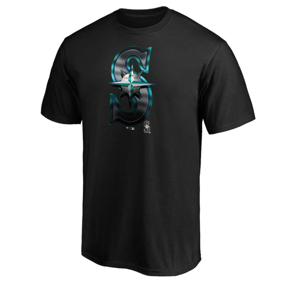Seattle Mariners Midnight Mascot T-Shirt - Black