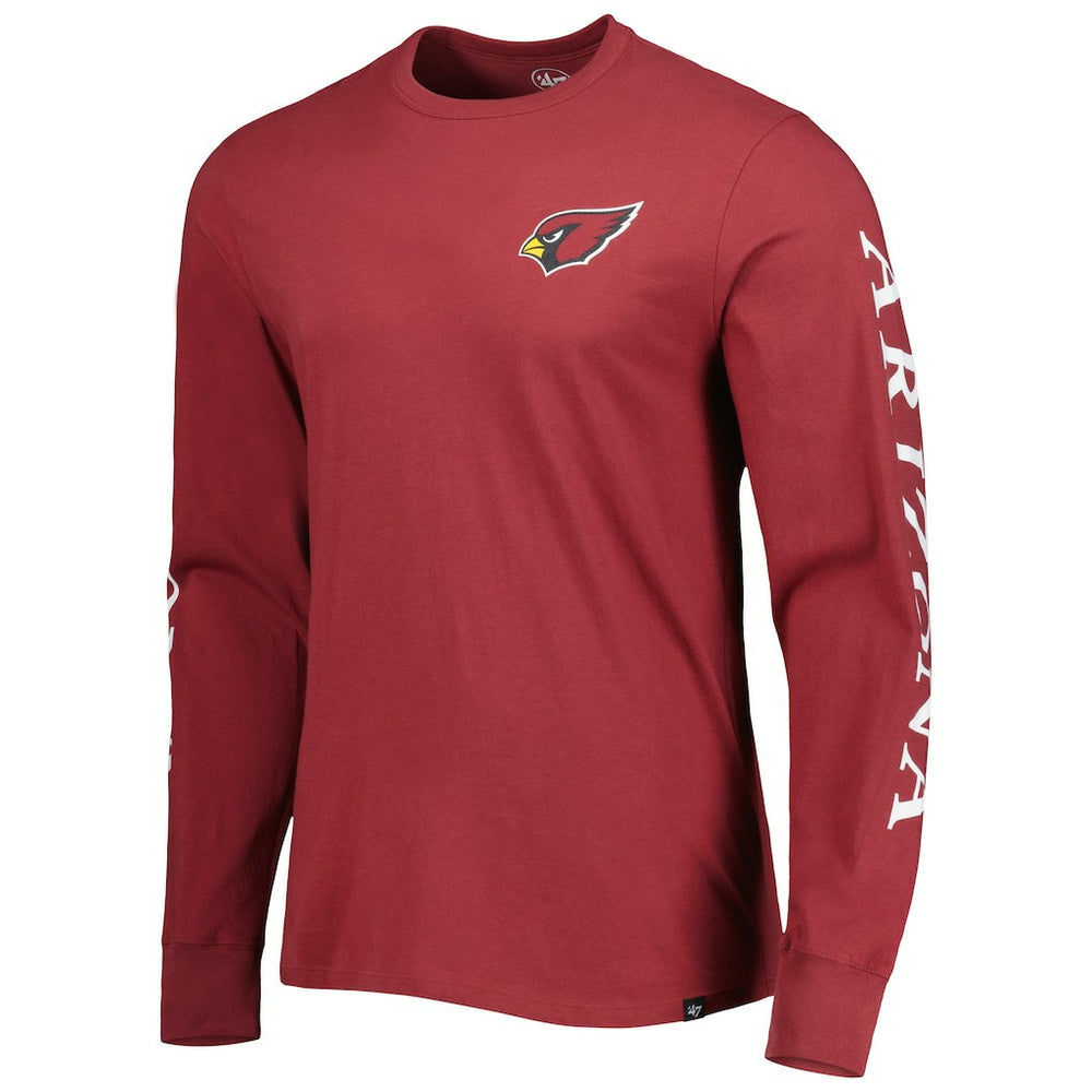 Arizona Cardinals '47 Triple Threat Franklin Long Sleeve T-Shirt - Cardinal cheap