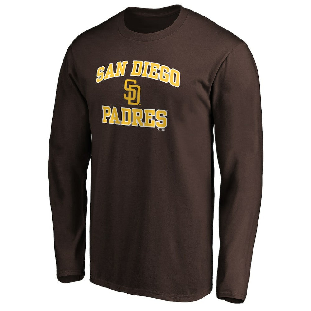 San Diego Padres Team Heart & Soul Long Sleeve T-Shirt - Brown