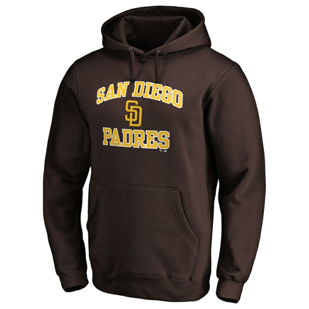 San Diego Padres MTO Label Heart & Soul Pullover Hoodie - Brown