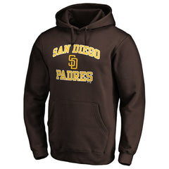 San Diego Padres MTO Label Heart & Soul Pullover Hoodie - Brown
