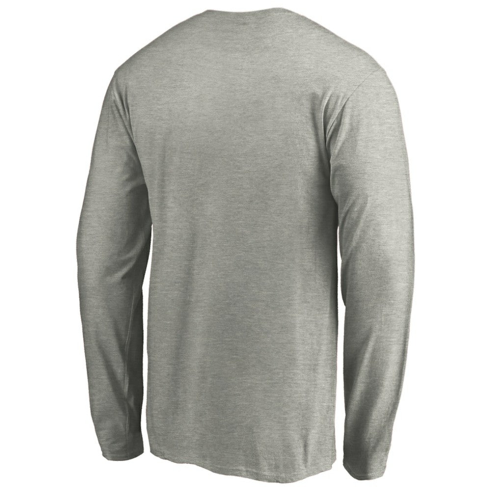 Philadelphia Phillies Official Team Logo Long Sleeve T-Shirt - Heather Gray