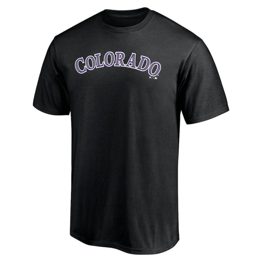 Colorado Rockies Official Wordmark T-Shirt - Black