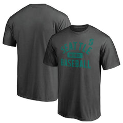 Seattle Mariners Iconic Primary Pill T-Shirt - Charcoal
