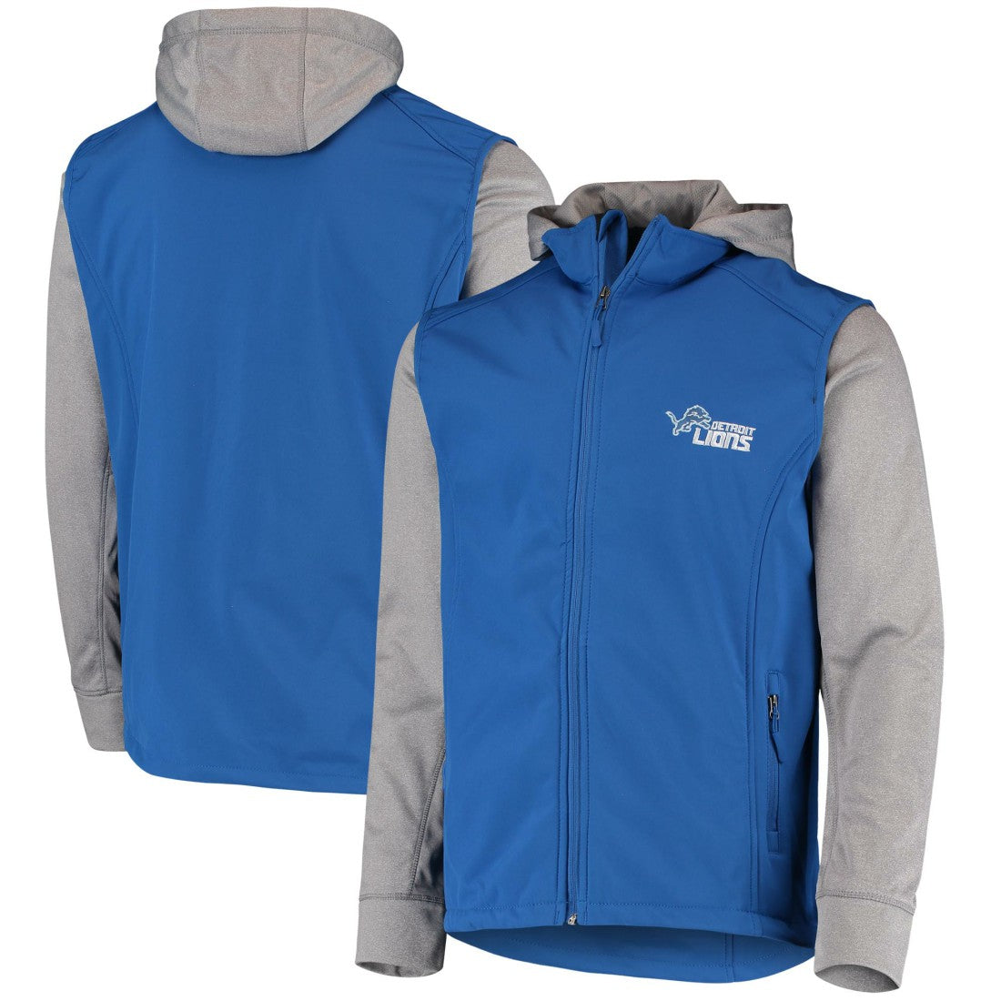 Detroit Lions Dunbrooke Alpha Full-Zip Jacket - Blue/Gray for sale
