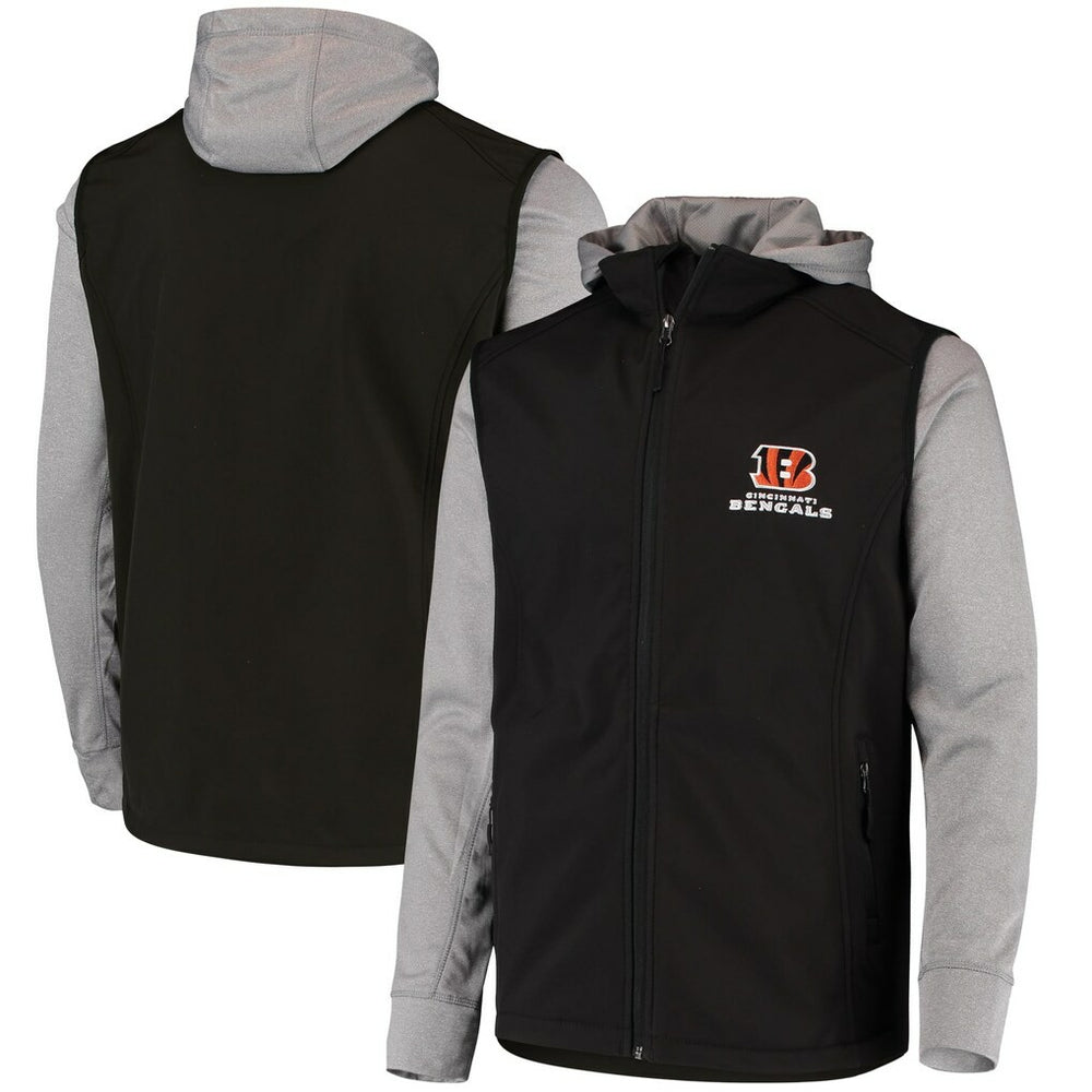Cincinnati Bengals Dunbrooke Alpha Full-Zip Jacket - Black/Gray on sale
