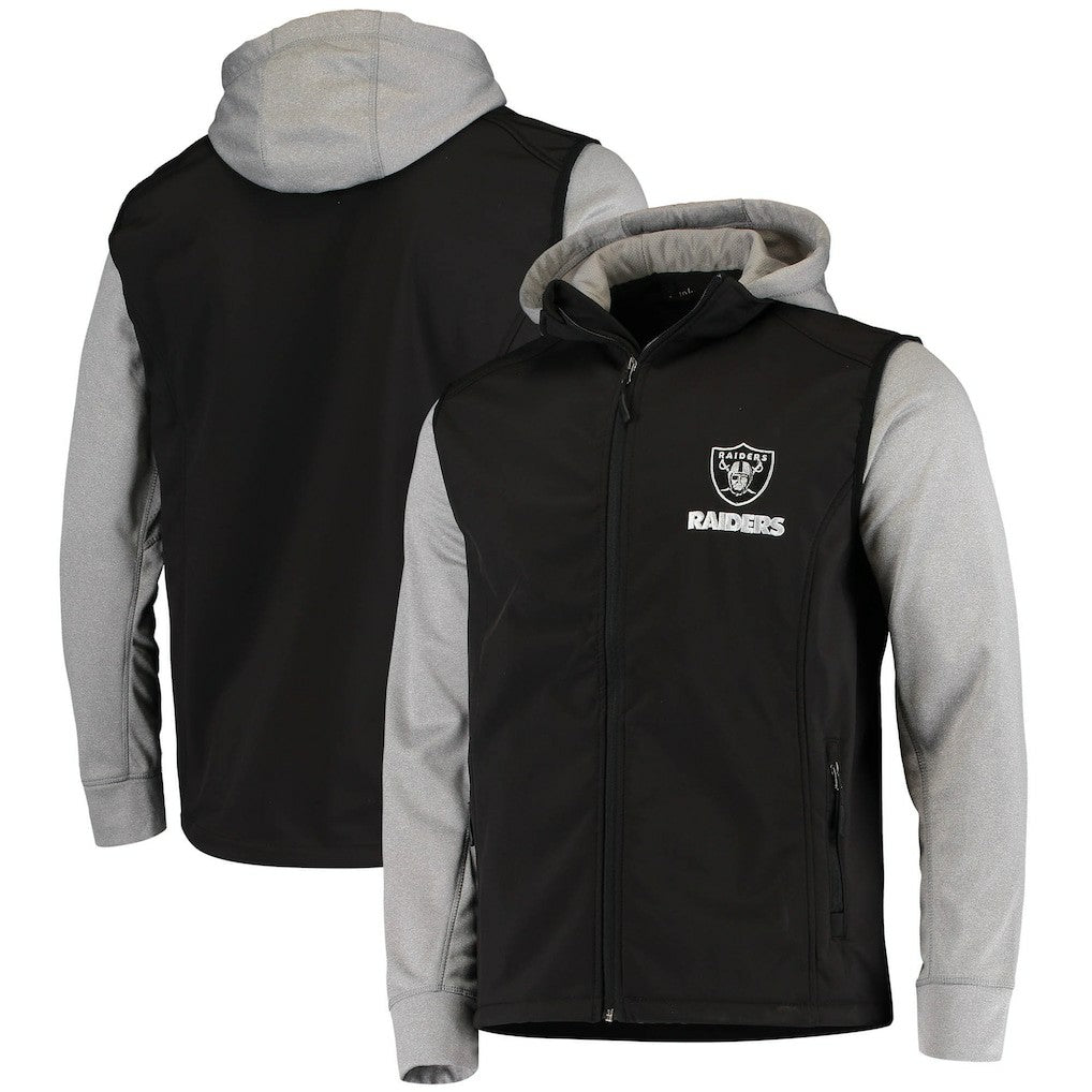 Las Vegas Raiders Dunbrooke Alpha Full-Zip Jacket - Black/Gray online