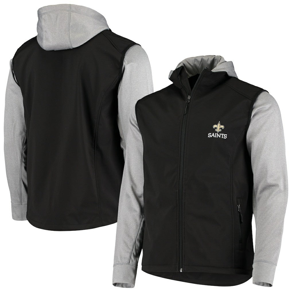 New Orleans Saints Dunbrooke Alpha Full-Zip Jacket - Black/Gray cheap