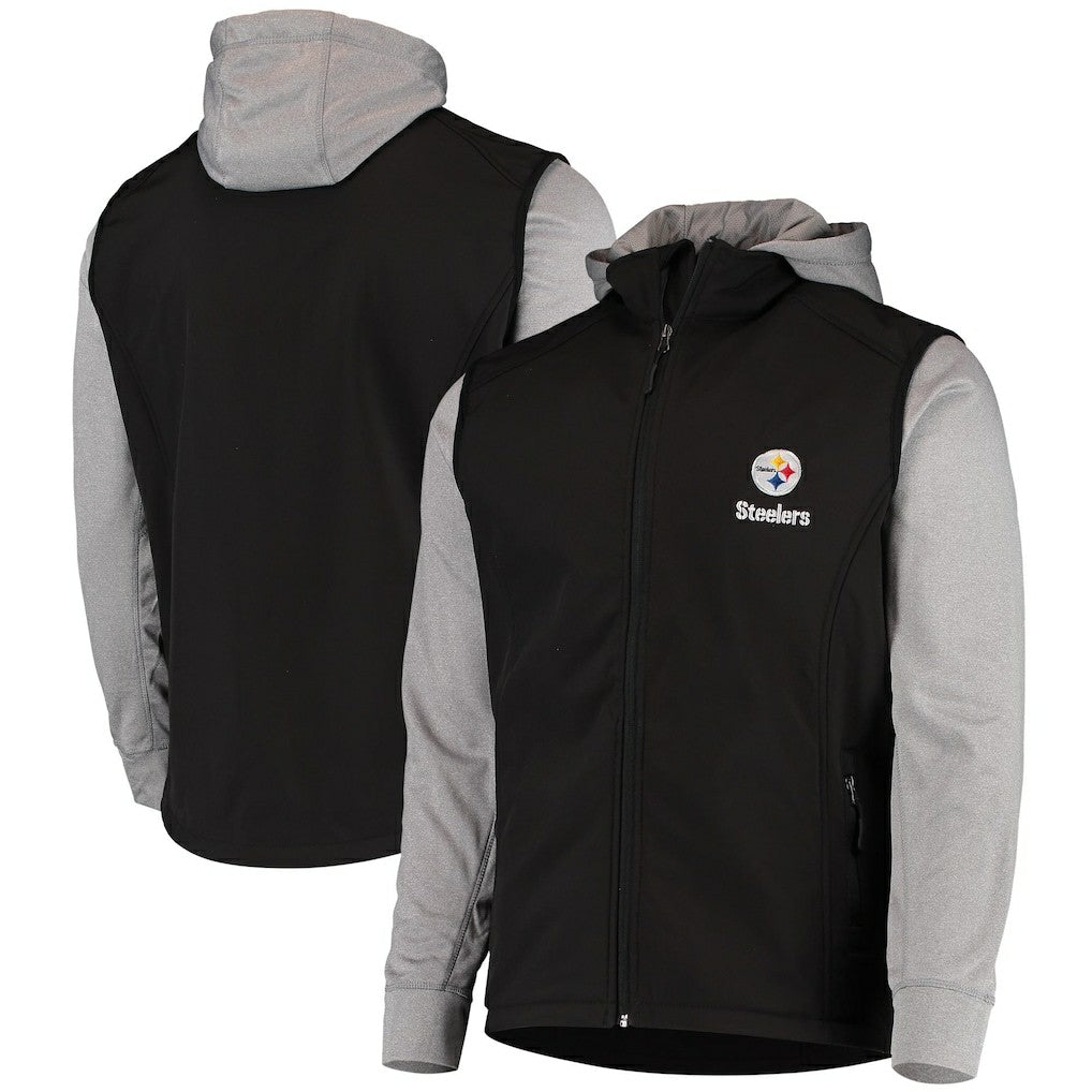 Pittsburgh Steelers Dunbrooke Alpha Full-Zip Jacket - Black/Gray online
