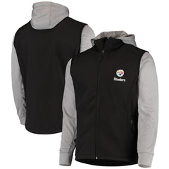 Pittsburgh Steelers Dunbrooke Alpha Full-Zip Jacket - Black/Gray online