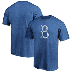 Brooklyn Dodgers Cooperstown Collection True Classics Throwback Logo Tri-Blend T-Shirt - Royal