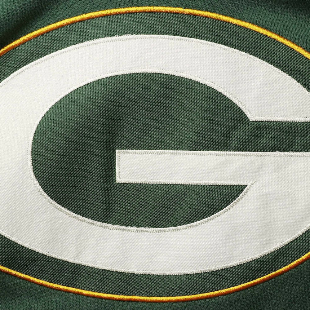 Green Bay Packers '47 Lacer V-Neck Pullover Hoodie - Green/Gold cheap